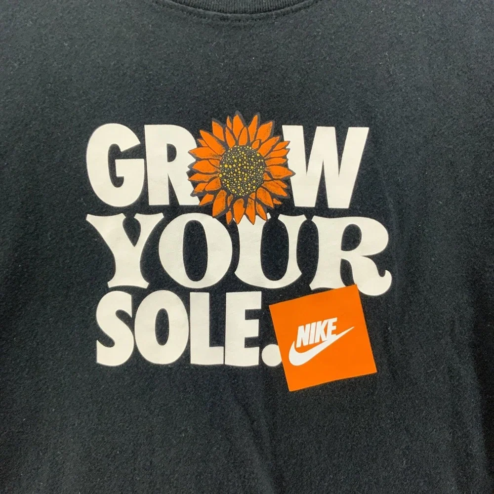 Nike Tee Mens Sz S Grow Your‎ Sole Black